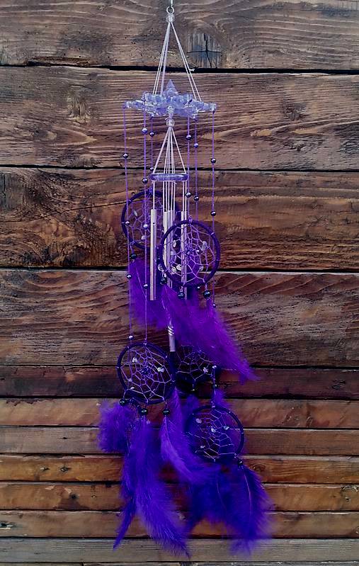 Zvonkohra -  Lapač snů s kameňom Ametyst  