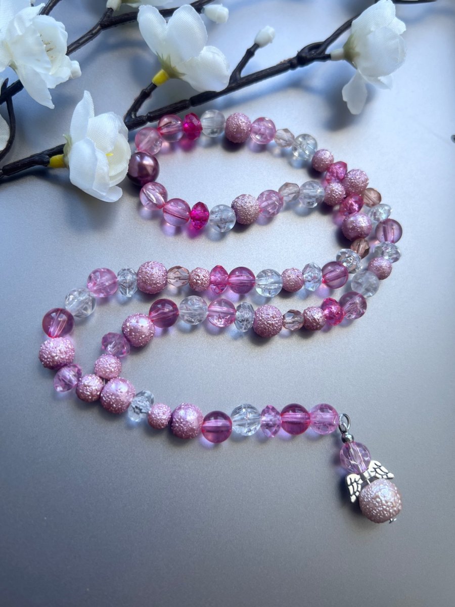 Autorůženec s andělem - růžový