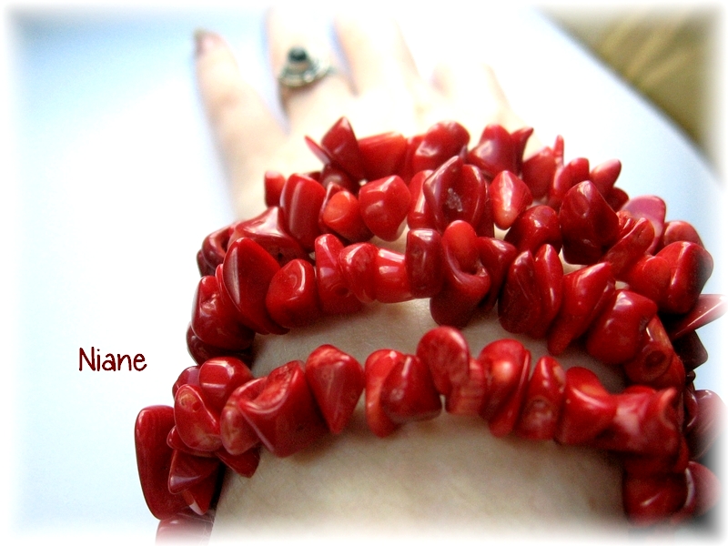 Bambusový korál - náramek