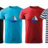 Pánské námořnické tričko s loďkou