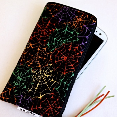 BAREVNÁ PAVUČINKA - obal na mobil