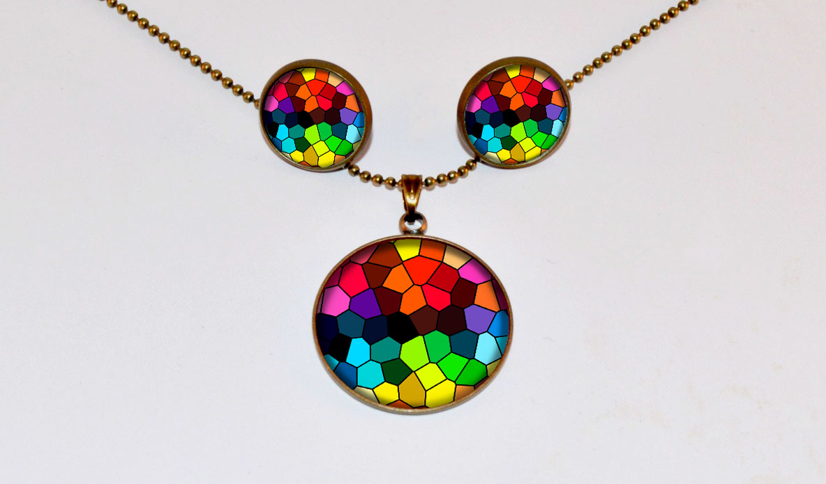 Starobronzová sada -  Barvy , barvičky a zase barvy