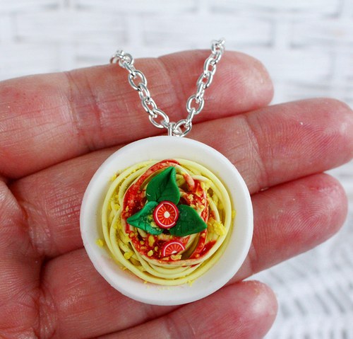 boloňské špagety .. náhrdelník