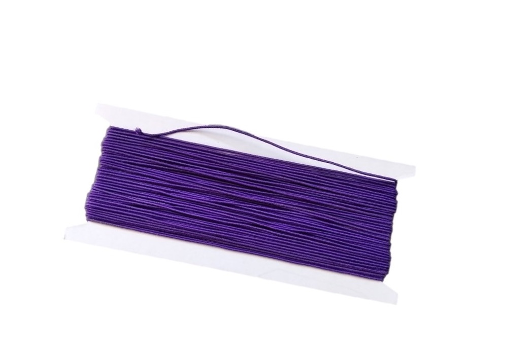 Kulatá pruženka - klobouková guma 1mm - délka 25m