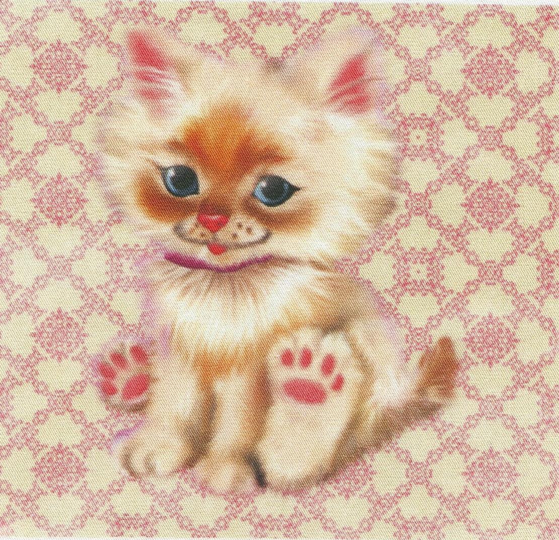 BAVLNĚNÝ PANEL -   13,5 X 14 cm DM47