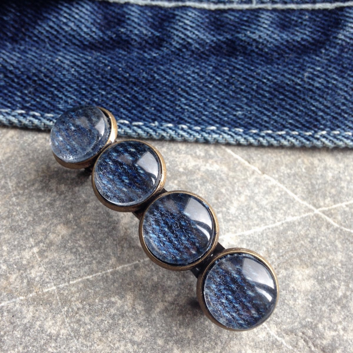 Riflová spona tmavá