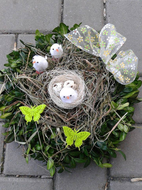 Velikonoční hnízdečko na stůl 
