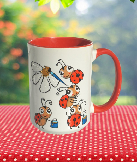 Hrnek velký - berušky týmové