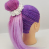 Dárková sada - 4 scrunchies L ve fialové