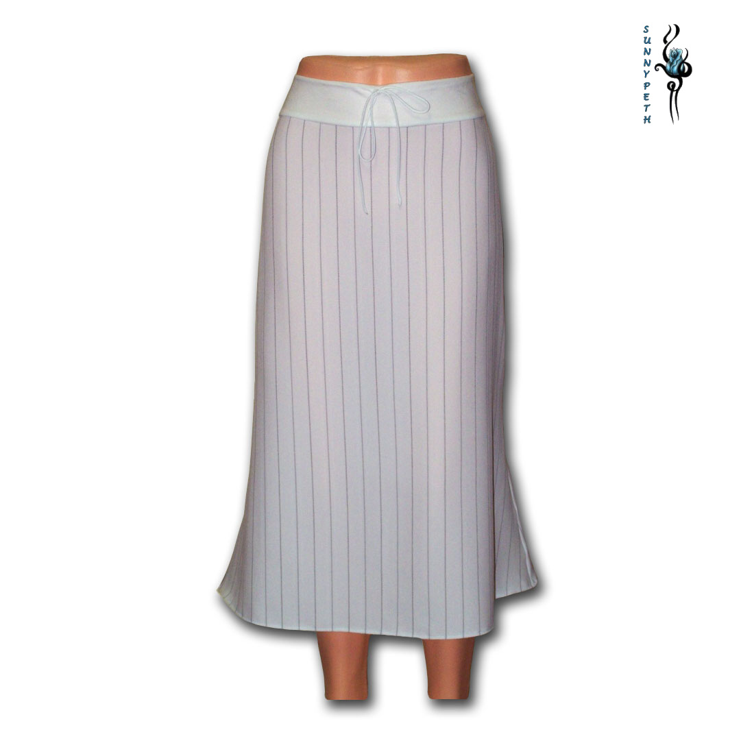 Sukně ,,White Striped Romance