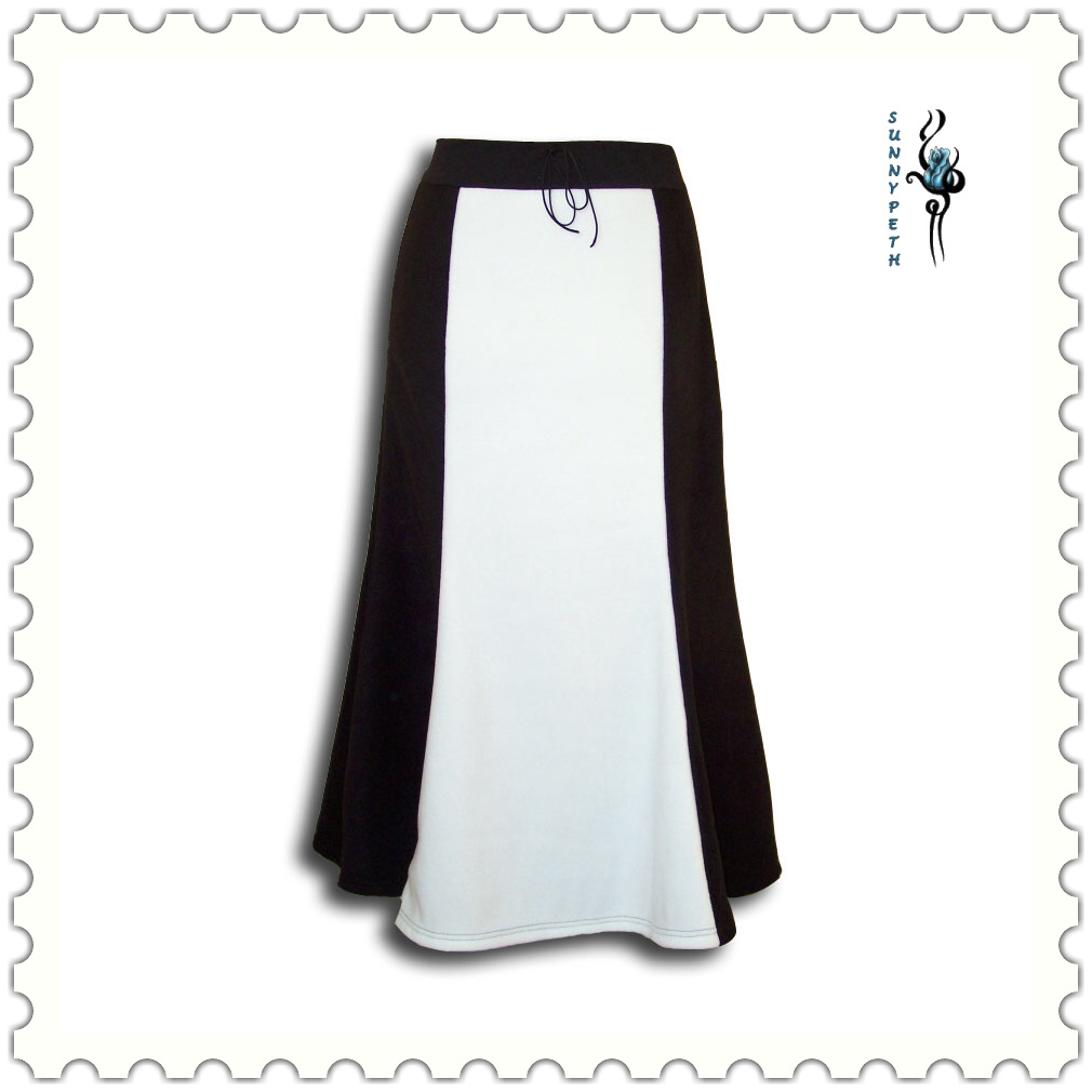 Šestidílná sukně ,,Black&White"