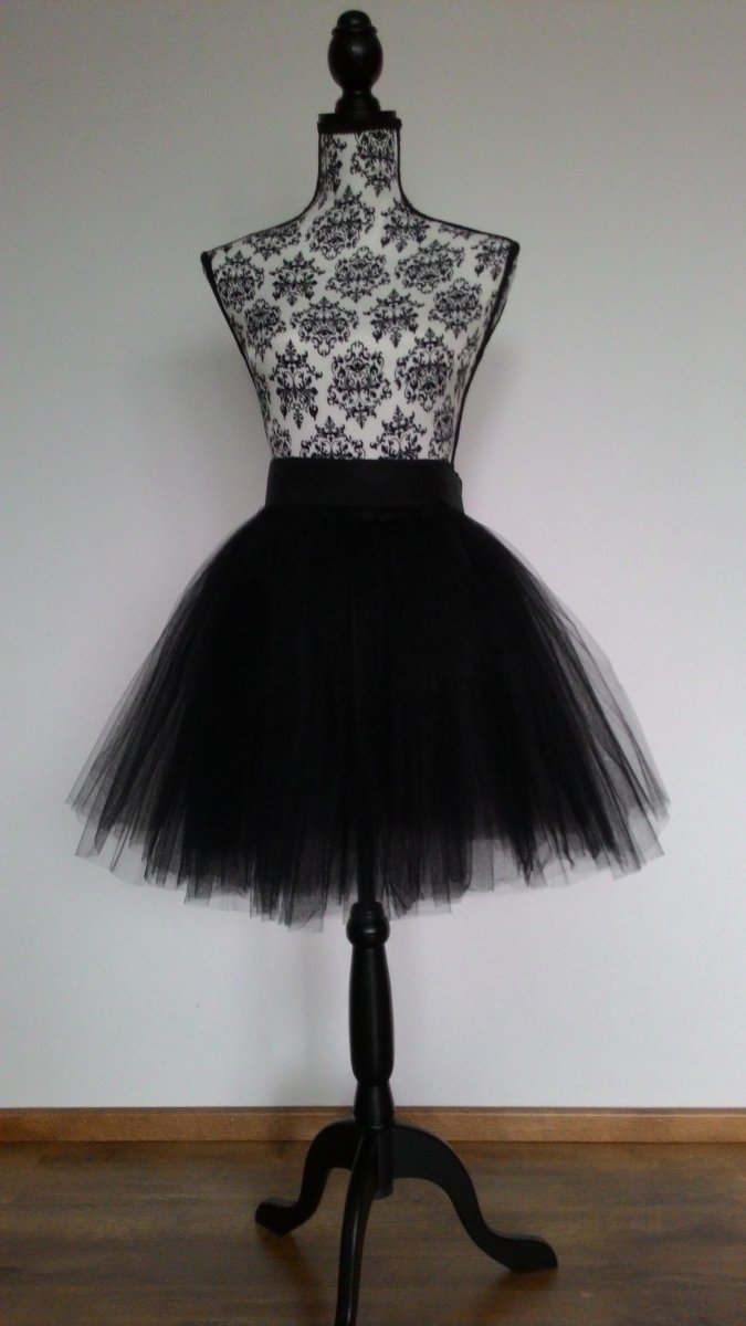 Černá tylová sukně "Black Swan"