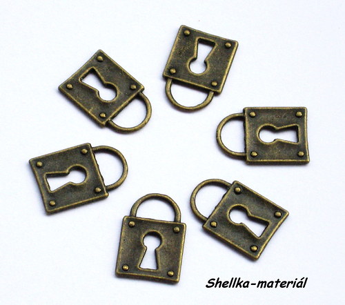 1411.Zámeček/ 15x11mm/ 2 kusy