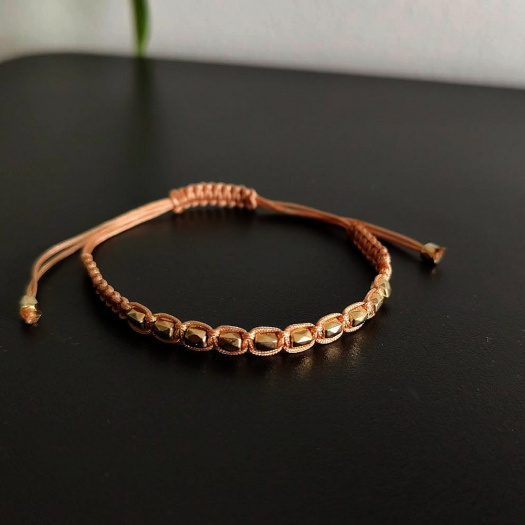 Náramek Shamballa s korálky