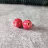 Náušnice jablíčka červená