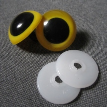 Bezpečnostní oči, žlutá barva, 30mm