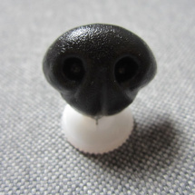 Bezpečnostní nos, černá barva, 15mm / G / 