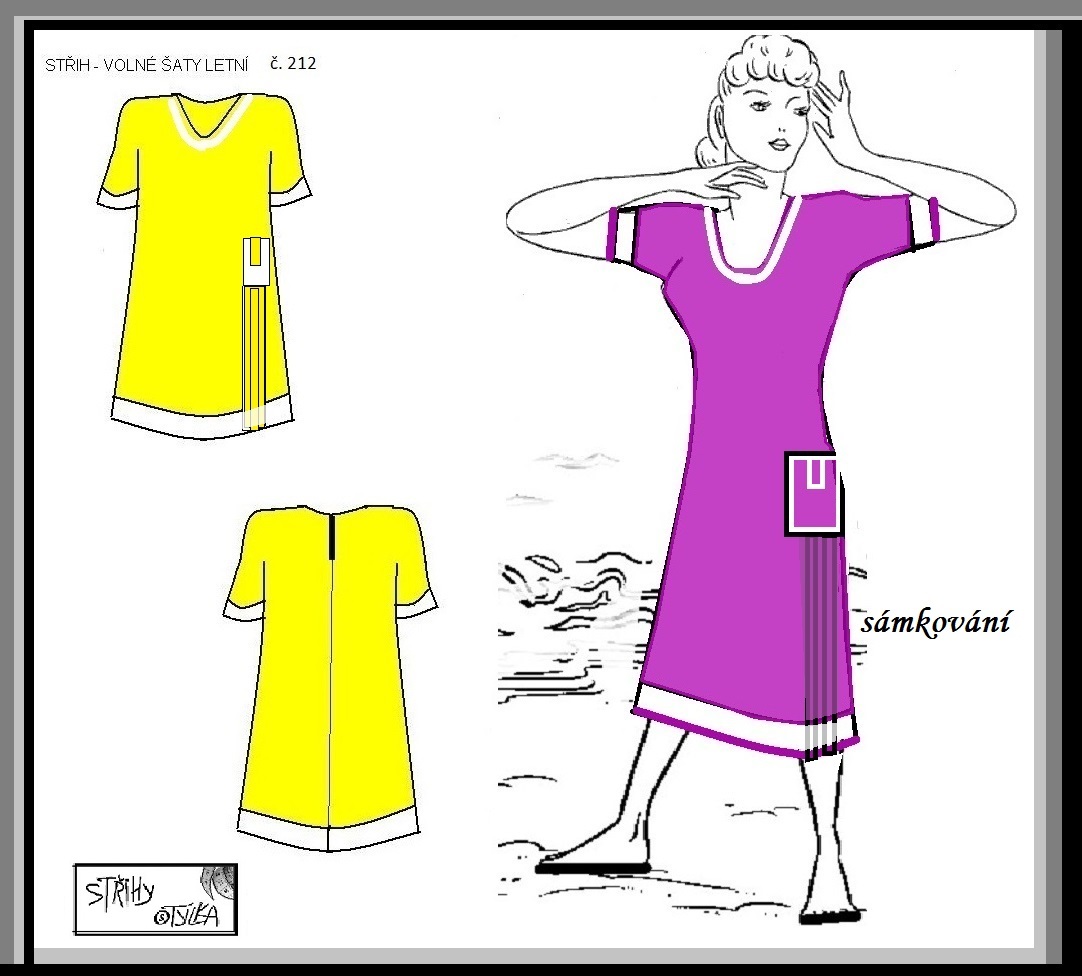 Kurz konstrukce střihu šatů,  střih č. 188