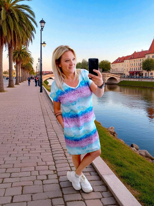 Dámské šaty Duha - M/L, L/XL