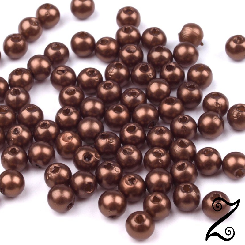 Voskovky, hnědá, 4 mm (100ks)