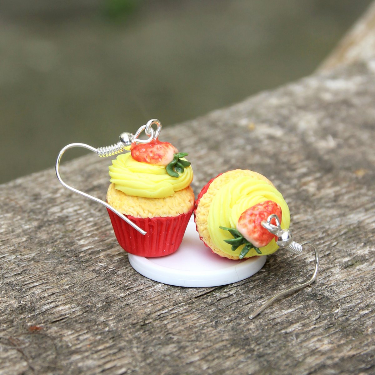 Jahodové cupcakes  2