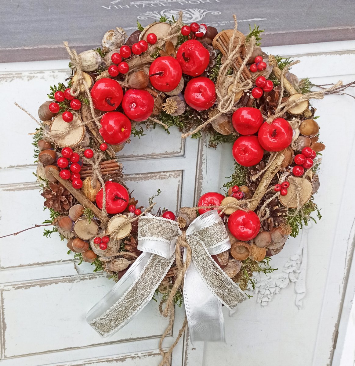 Věneček s jablíčky