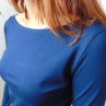 Tričko dlouhý nebo 3/4 rukáv - barva tmavě modrá S - XXXL