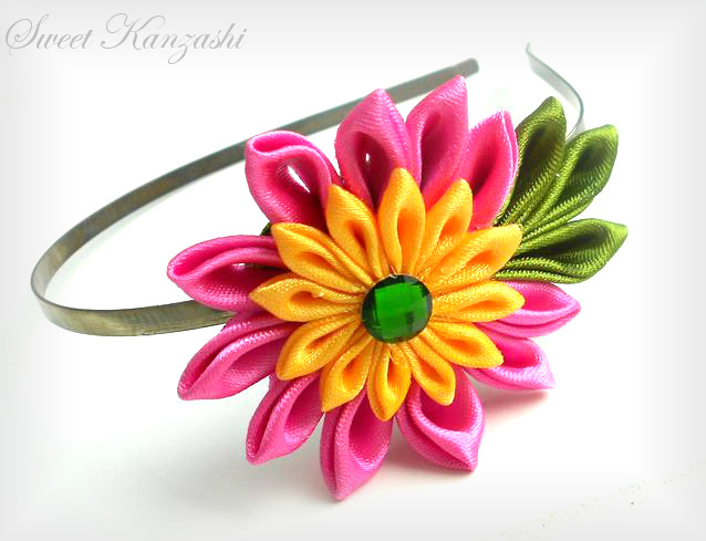 Čelenka Hana Kanzashi 