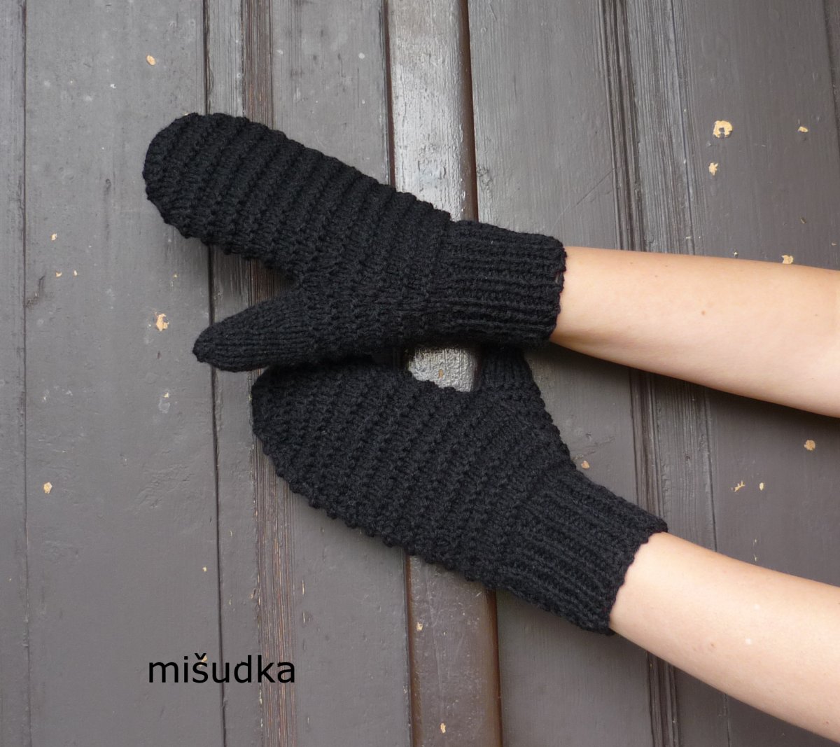 rukavice černé 20