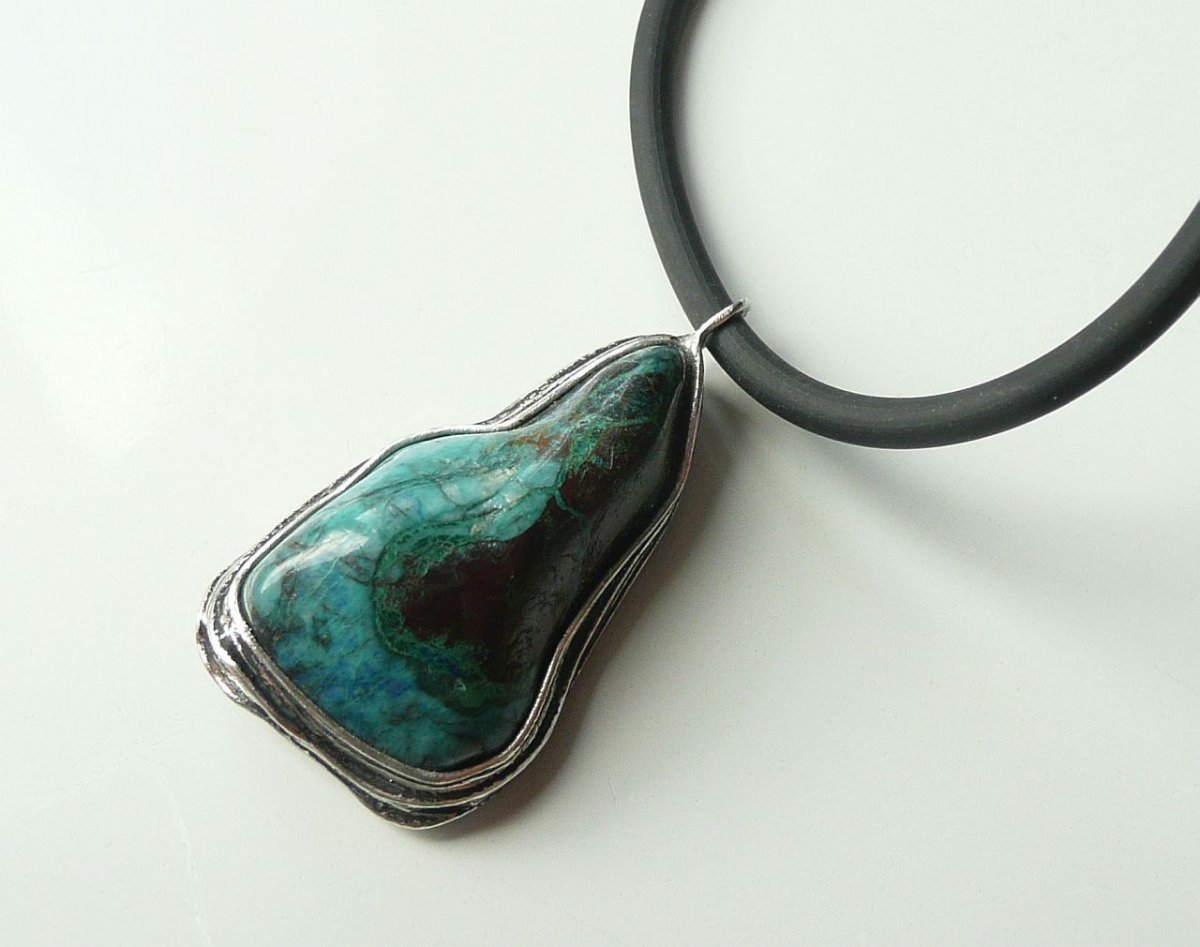 Opustíš mě, stanu se útesem .. ( větší chryzokol ) 