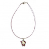 Hello Kitty s hůlkou - dětský náhrdelník