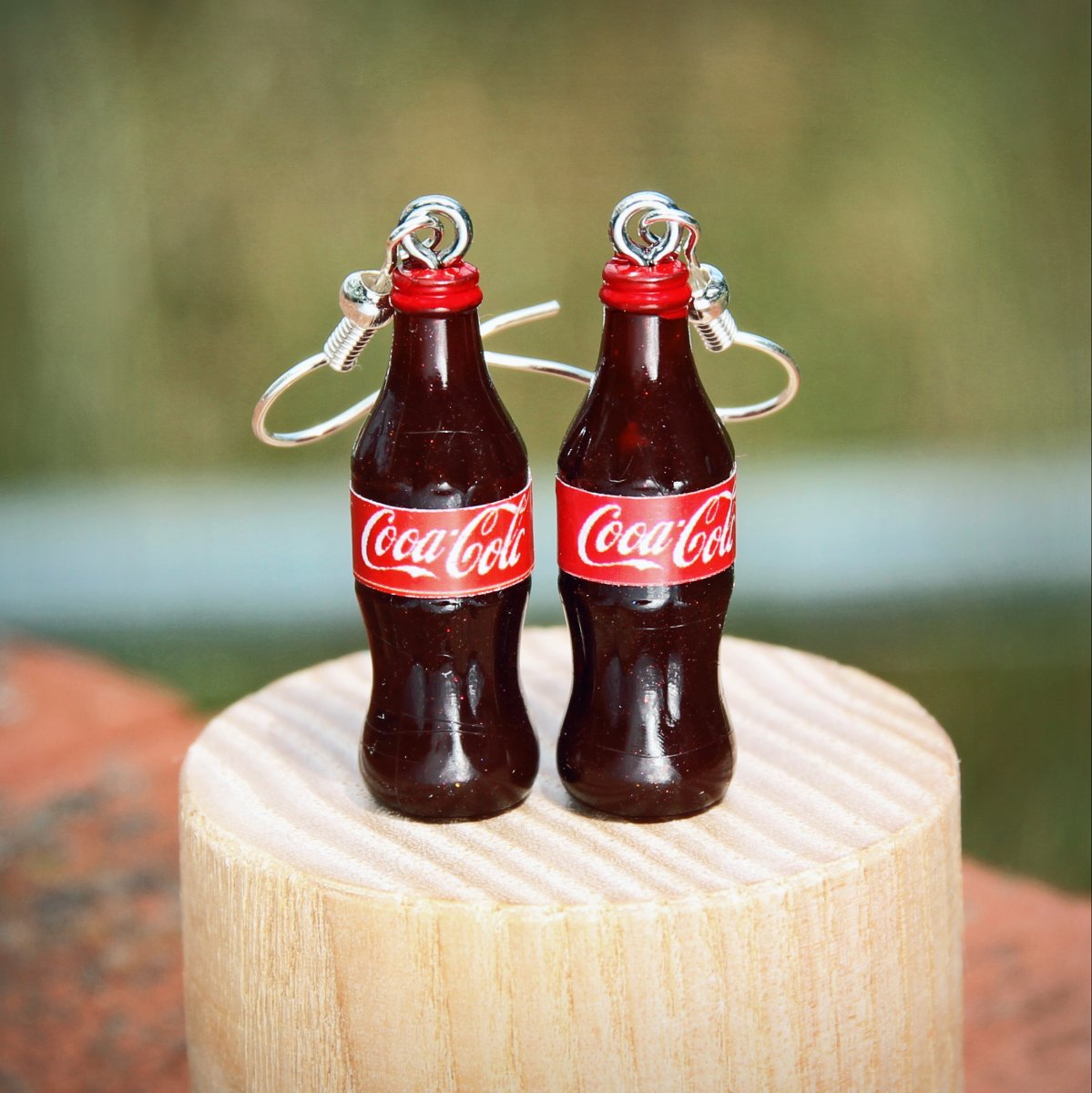 Coca cola náušnice