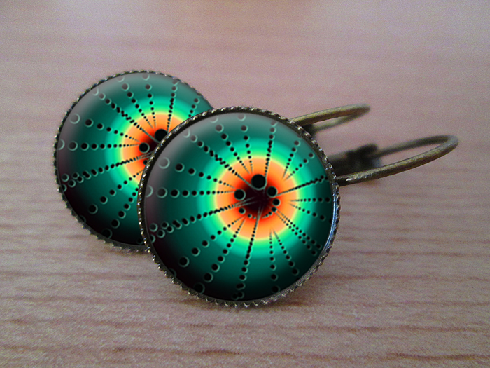 VINTAGE VISACÍ NÁUŠNICE - Colorfull