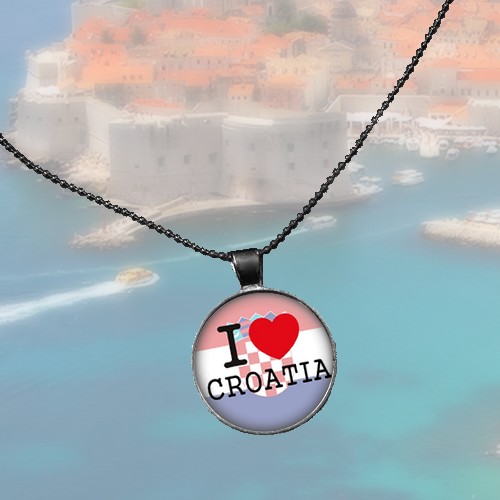 Náhrdelník I love Croatia