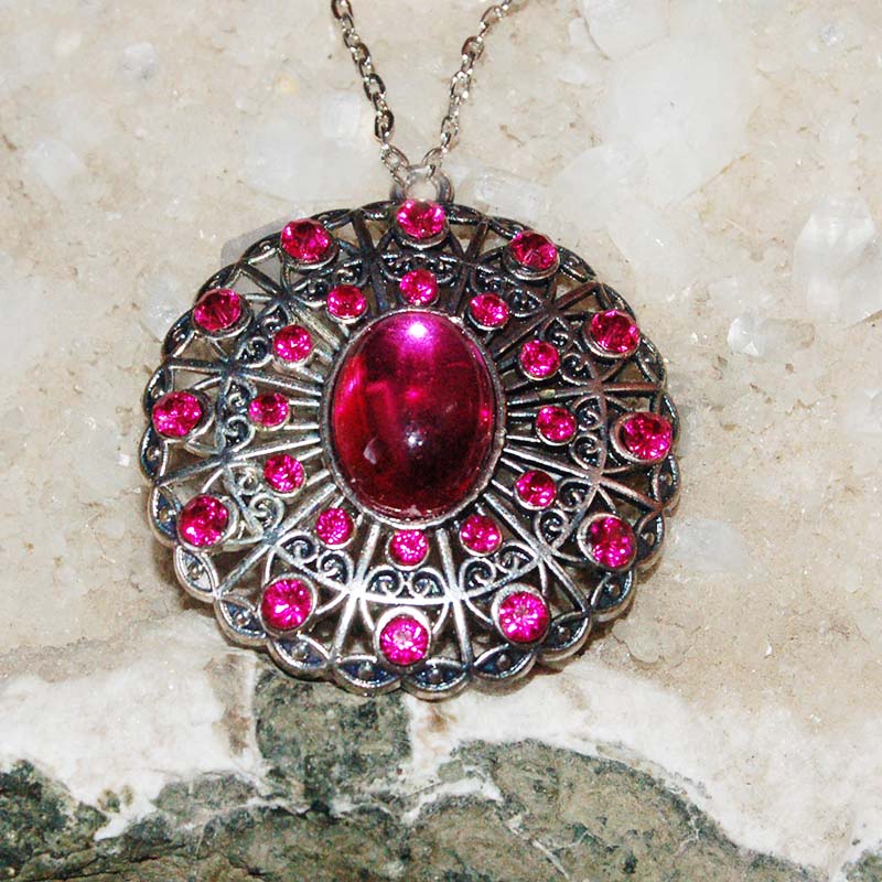 Náhrdelník cyklámen oriental