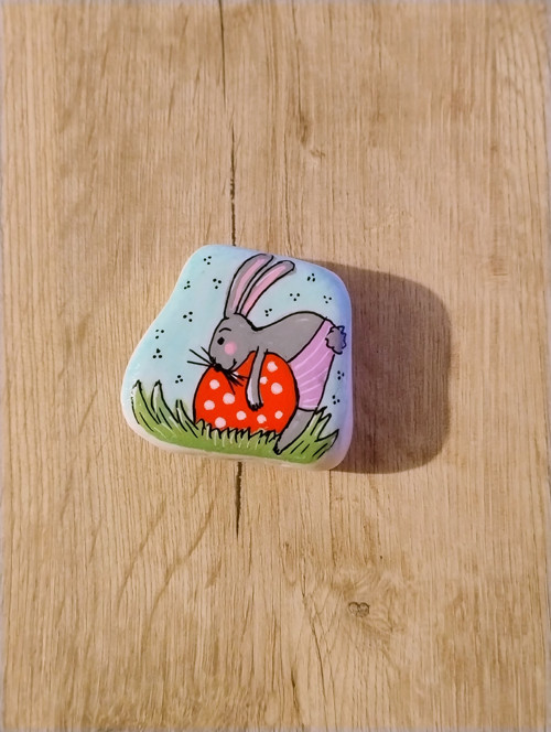 Malovaný kamínek Jaro