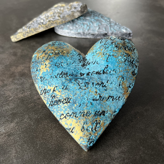 Tyrkysové srdíčko na pověšení