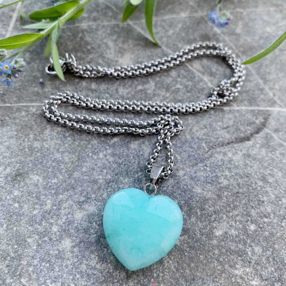 Amazonit - srdíčko