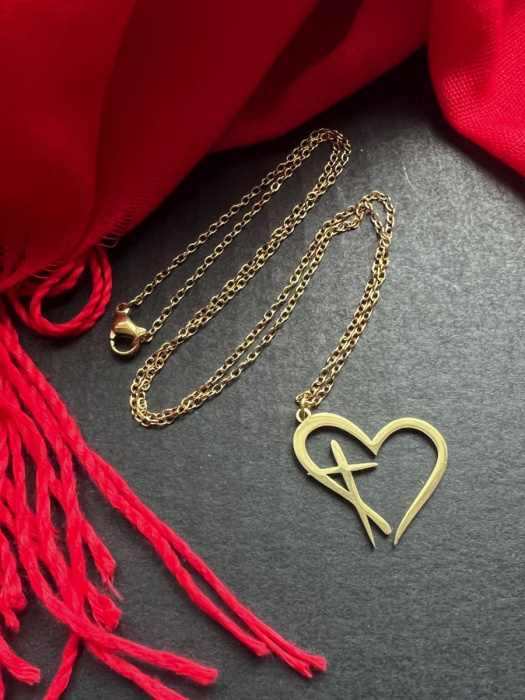 Řetízek se srdíčkem - S.Steel