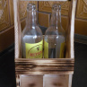 Nosič na 4 lahve Frisca - krása dřeva přírodní