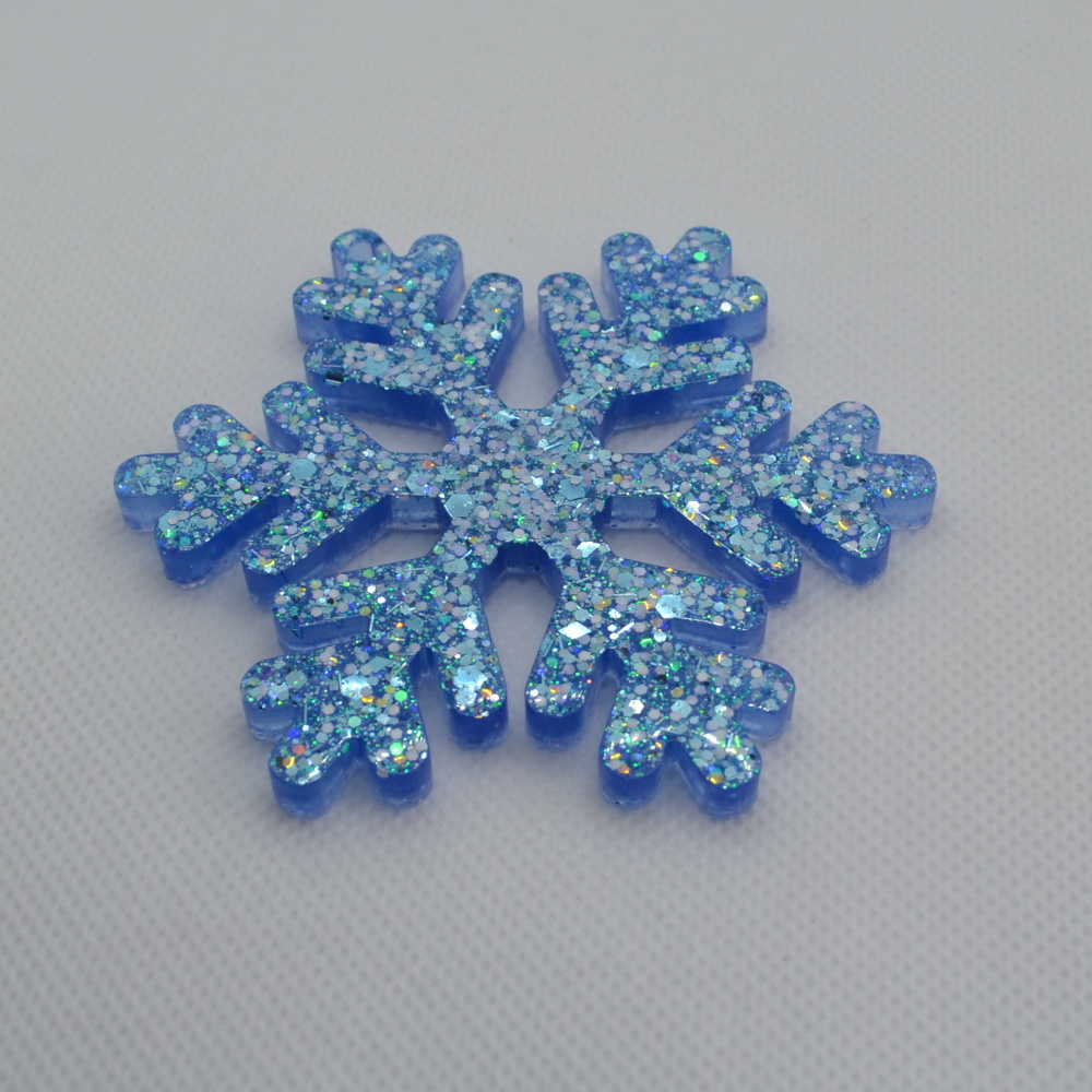 Velká vločka - modrá