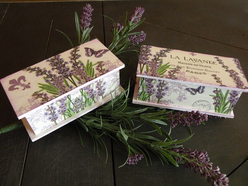 Krabička mini levandule