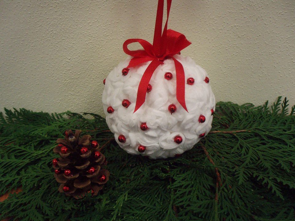Vánoční koule sněhová II.