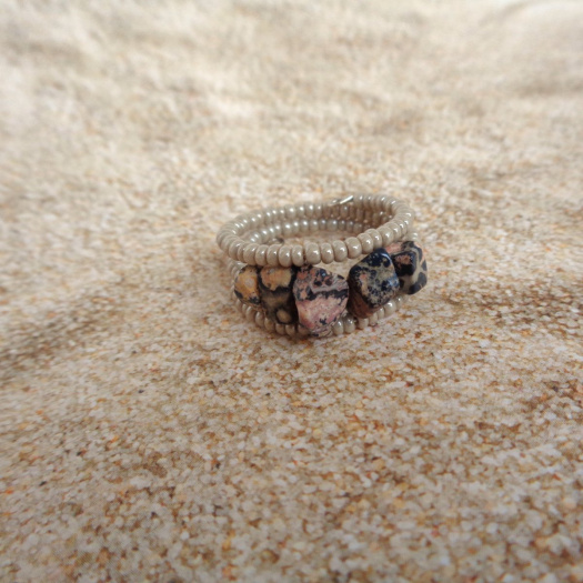 Prstýnek ,,S jaspisem leopardím"