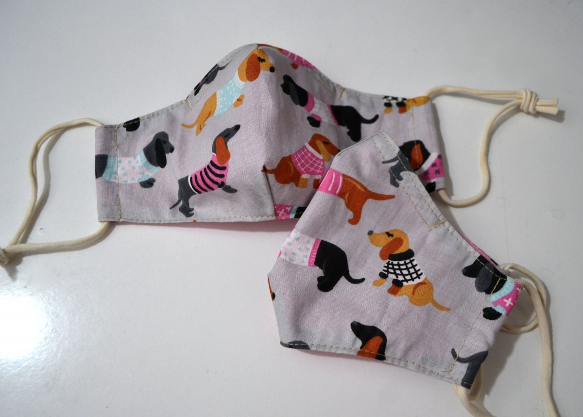 Rouška dámská/teenager 2 vrstvy