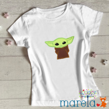 Dívčí tričko baby Yoda