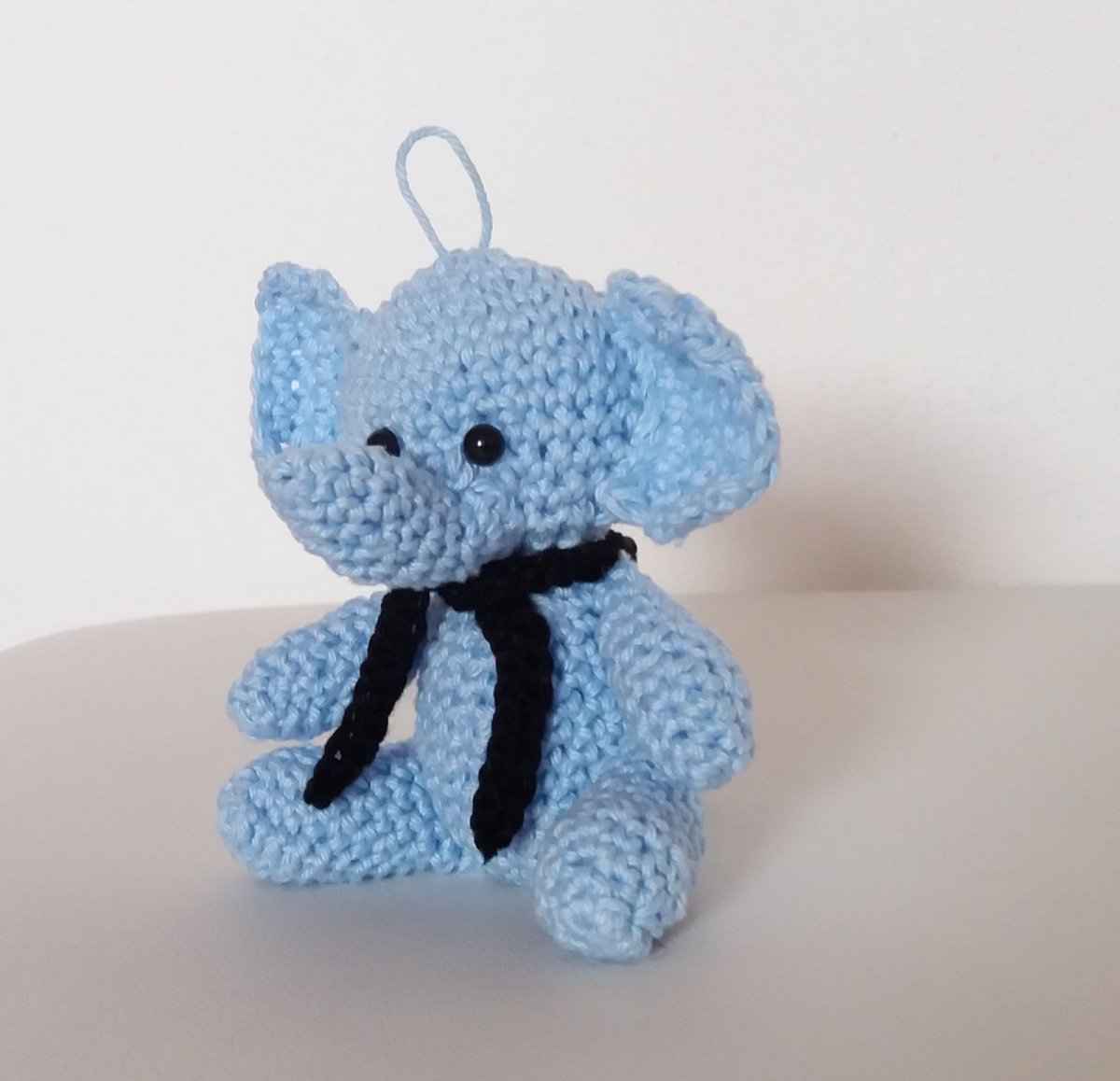 NÁVOD - Háčkovaný Sloník pro Štěstí