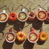 RŮŽOVÉ CAPPUCCINO S DONUTEM