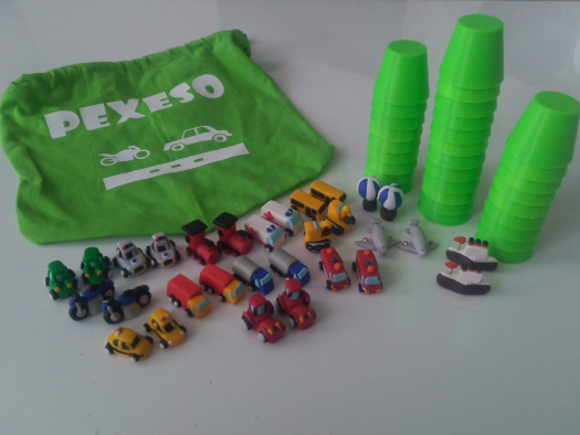 3D pexeso - Dopravní prostředky