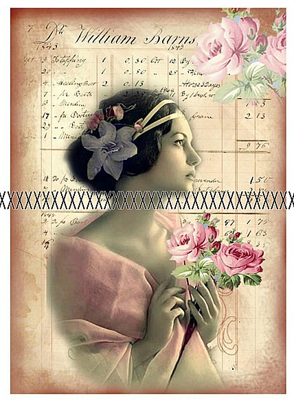 Bavlněná látka - panel  vánoční DP107